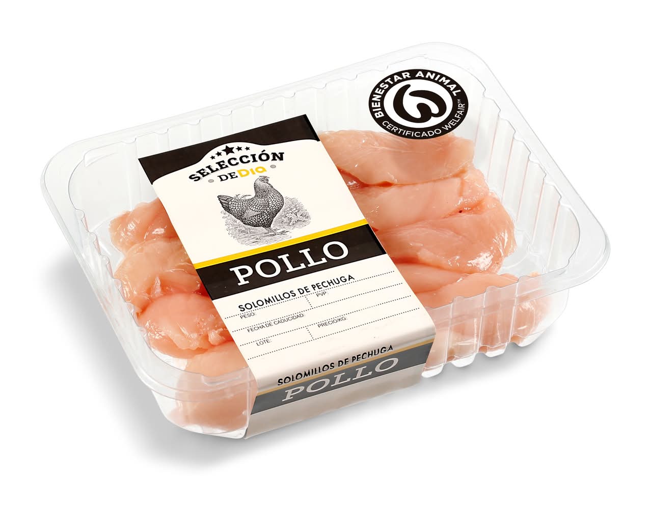 Solomillo De Pollo Selección De Dia Bandeja 400 G Aprox.