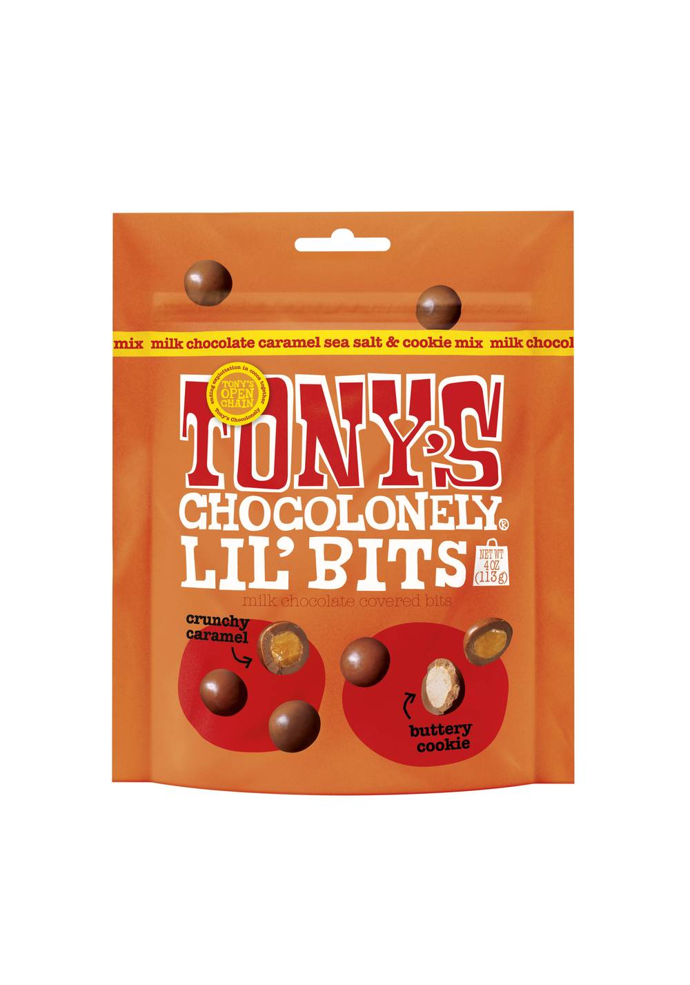 Tony's Chocolonely Lil Bits Milk Chocolate, Assorted (4 oz)