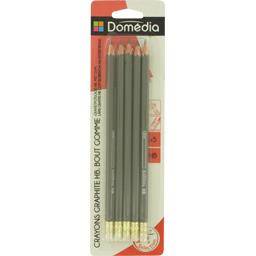 Domédia - Crayons graphite HB bout gomme