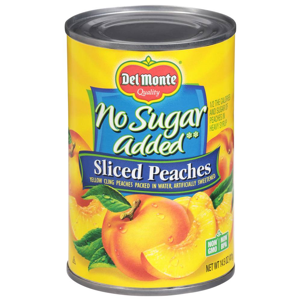 Del Monte No Sugar Added Sliced Peaches