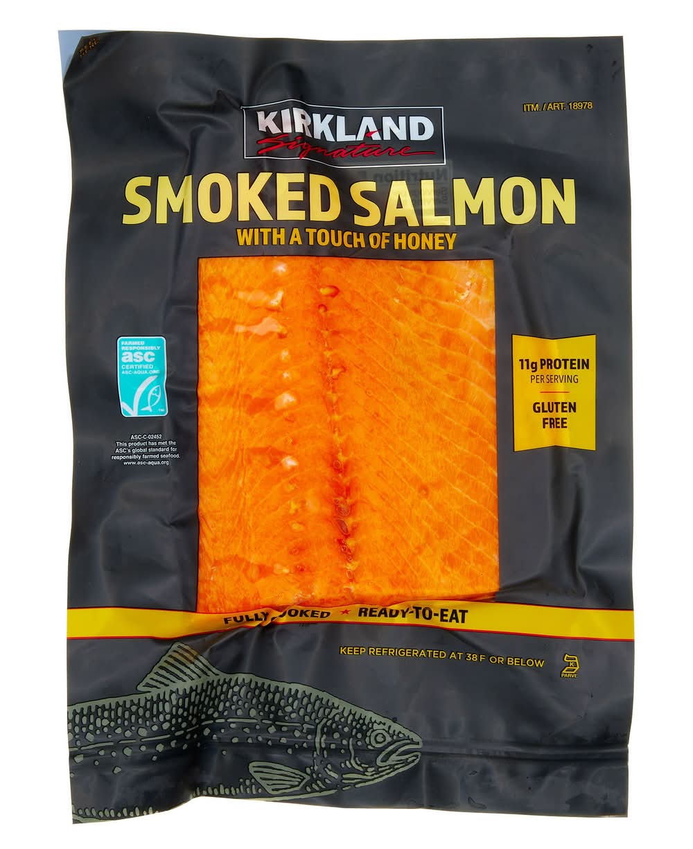 Kirkland Signature Smoked Salmon With a Touch Of Honey