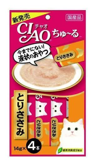 ちゅーるとりささみ     １４ｇ×４本     07073518