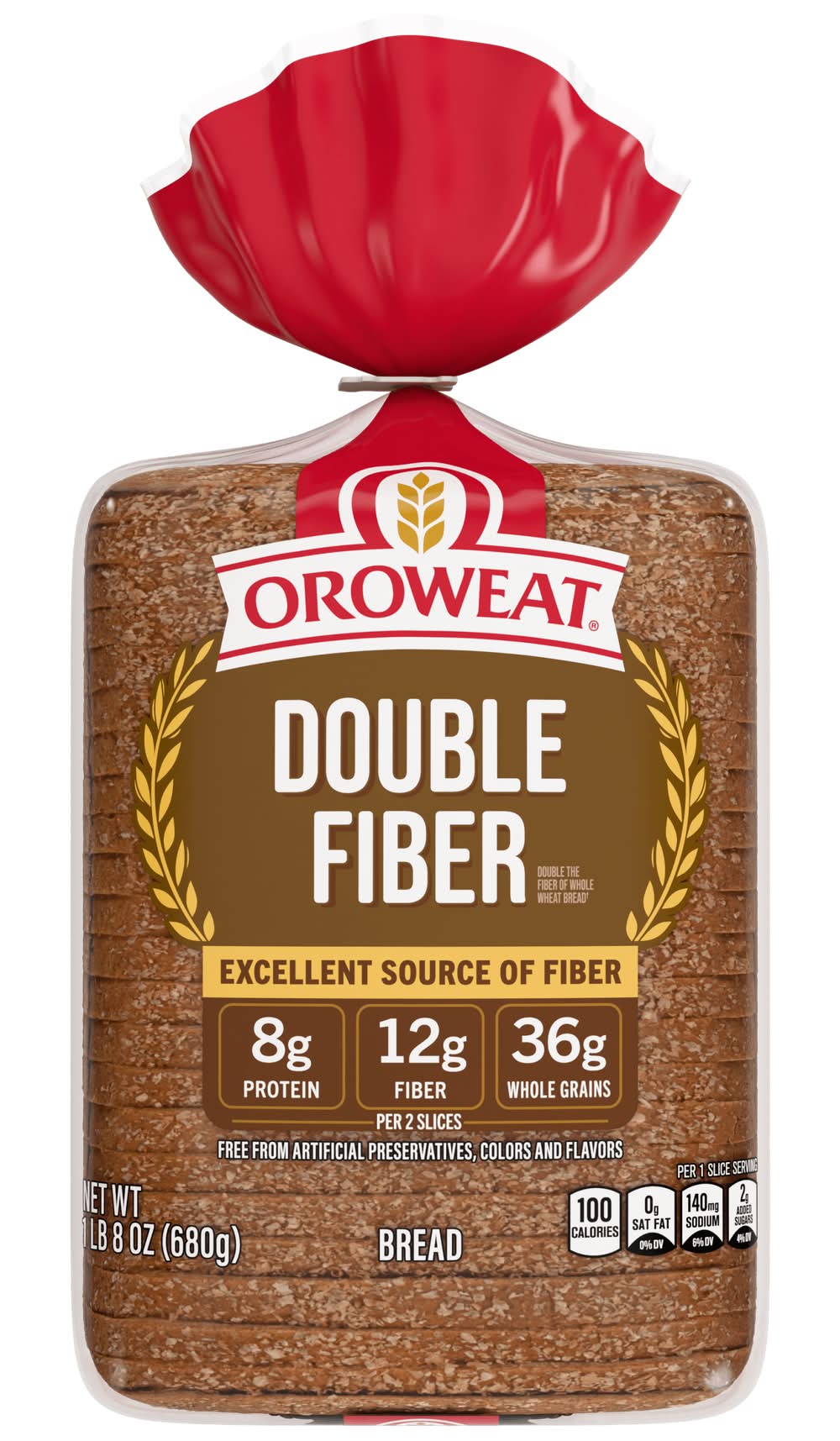 Oroweat Whole Grains Double Fiber Bread (24 oz)
