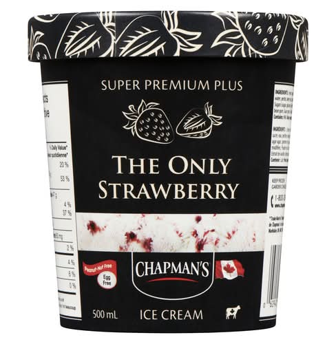 Chapman's Super Premium Plus Ice Cream the Only Strawberry (500 ml)