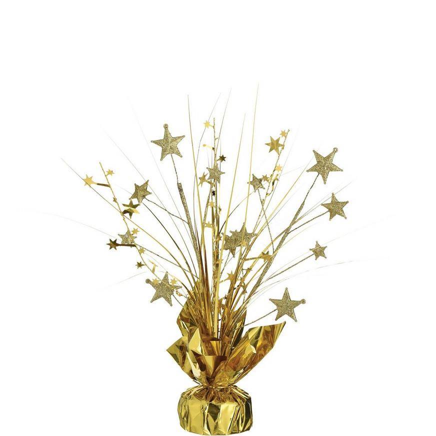 Metallic Gold Spray Centerpiece, 12in