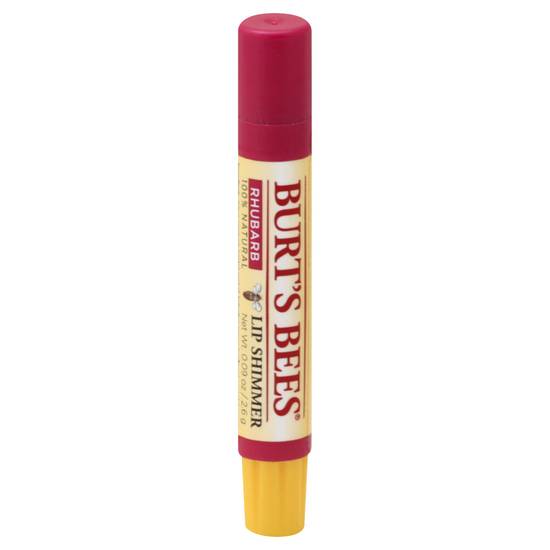 Burt's Bees Rhubarb Lip Shimmer With Peppermint Oil