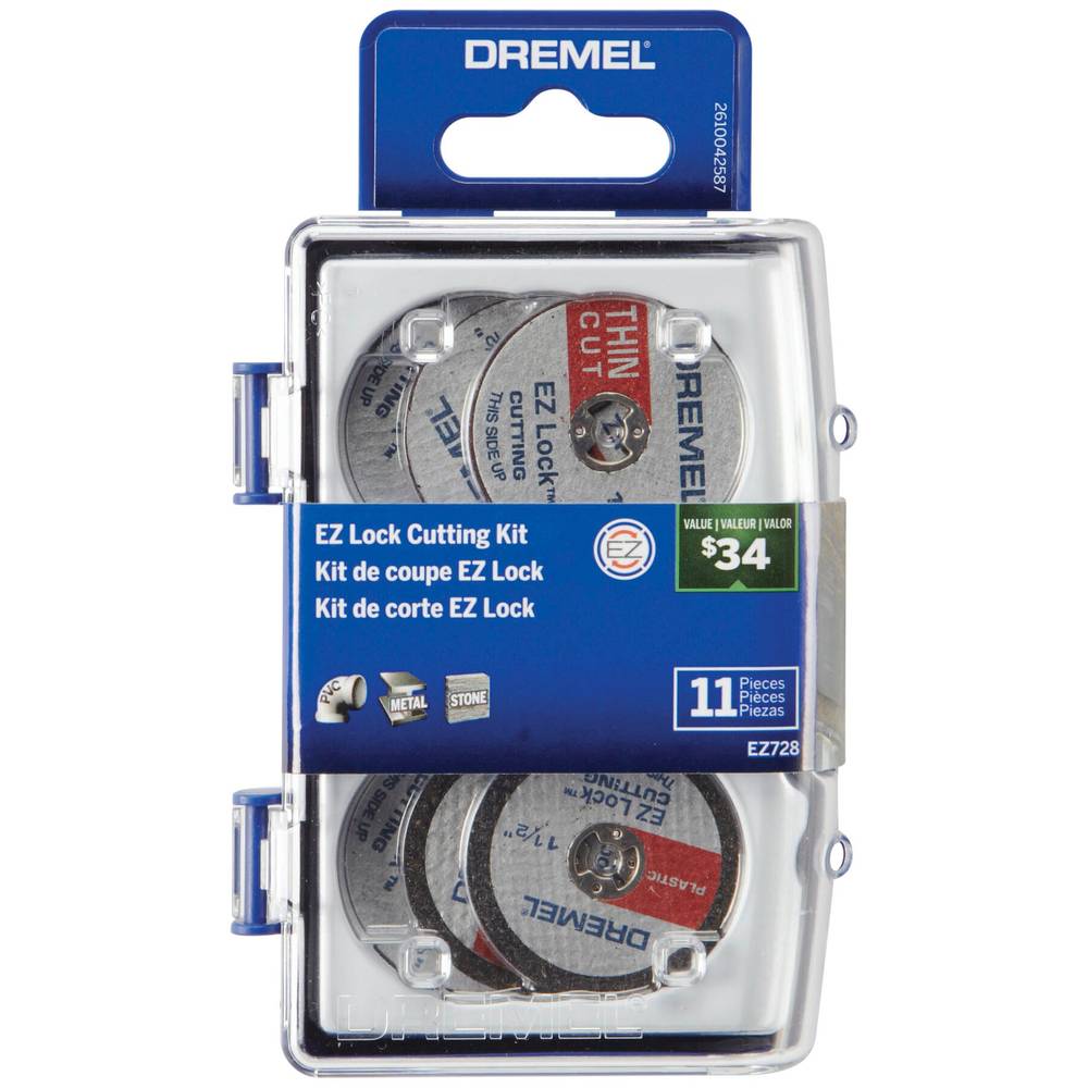 Dremel 11-Piece Set Cutting Accessory Kit | EZ728-01