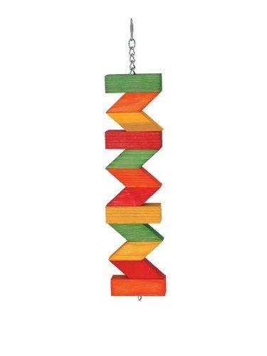 Caitec Featherland Zig Zag Chew Bird Toy, Large