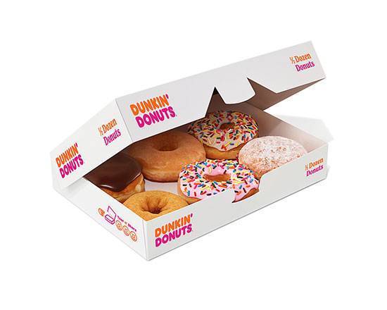 Order Half Dozen Donuts food online from Dunkin store, Michigan City on bringmethat.com