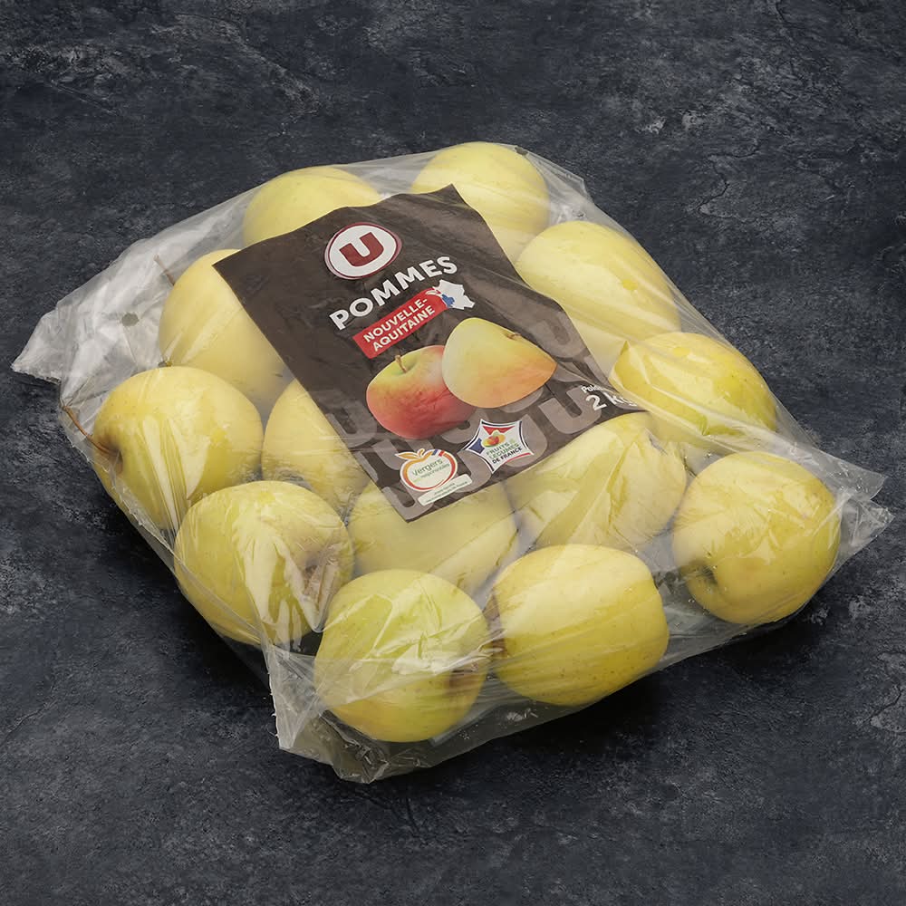 Les Produits U - Pomme golden délicious (2kg)
