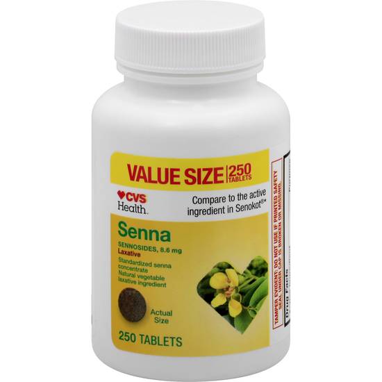 Cvs Health Value Size Senna 8.6 mg Tablets (250 ct)
