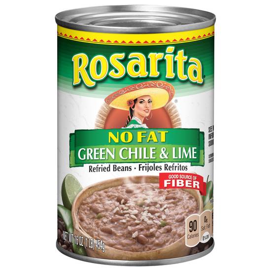 Rosarita Green Chile & Lime Refried Beans