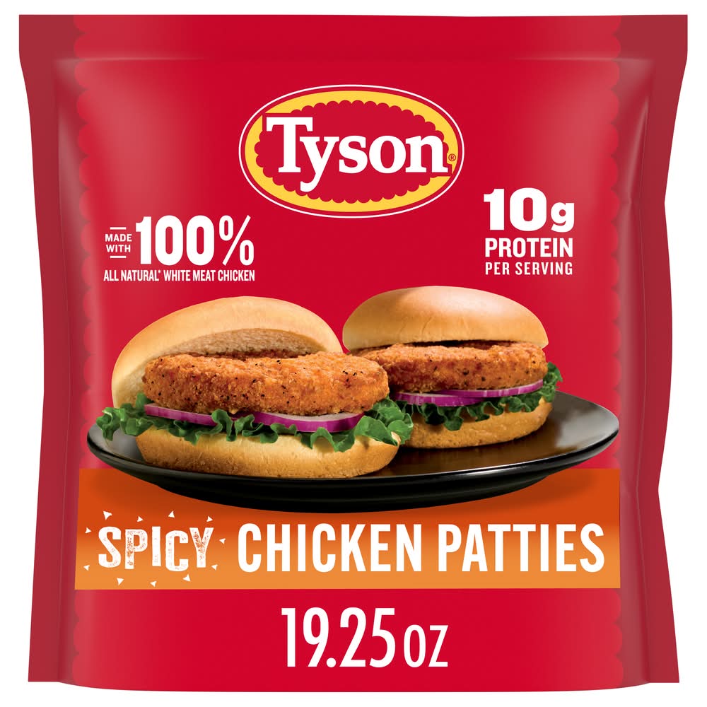 Tyson Spicy Chicken Patties (19.25 oz)