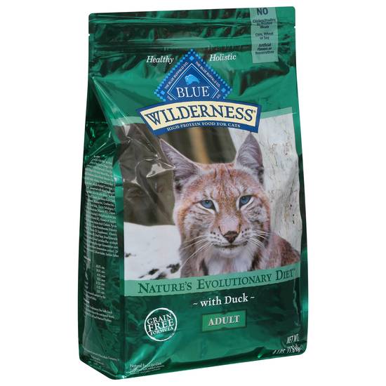 Blue Buffalo Blue Wilderness Adult With Duck Food For Cats