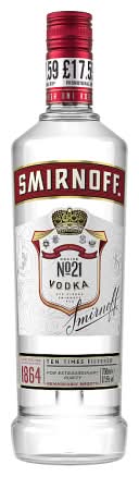 Smirnoff No. 21 Red Label Vodka (700ml)