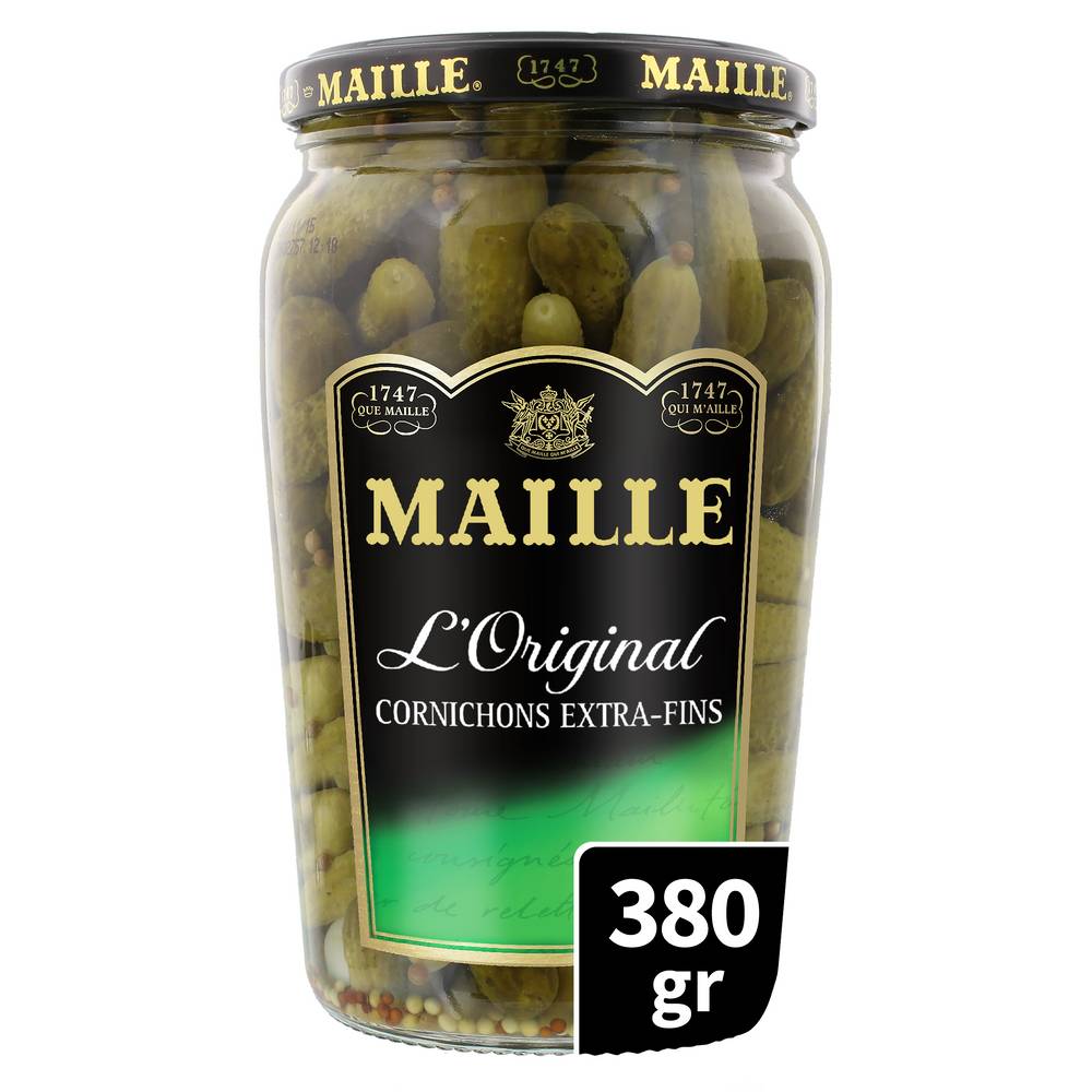 Maille - Cornichons extra fins original (380g)