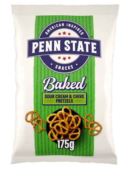Penn State Sour Cream & Chive, Baked Pretzels (175g)