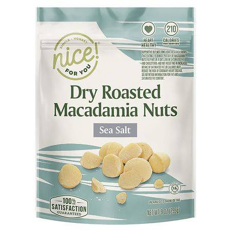 Nice! Dry Roasted Macadamia Nuts, Sea Salt (9 oz)