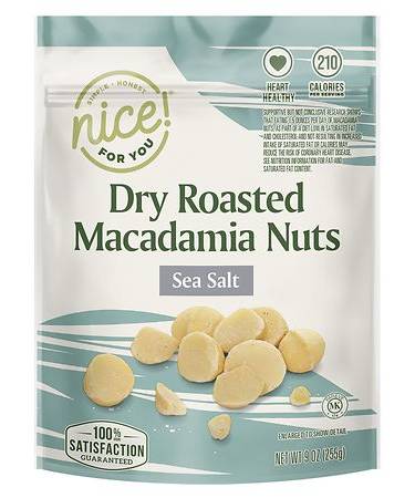 Nice! Dry Roasted Macadamia Nuts, Sea Salt (9 oz)