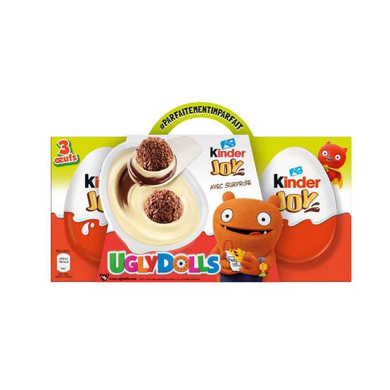 Kinder joy œufs en chocolat super mario 3x20 g