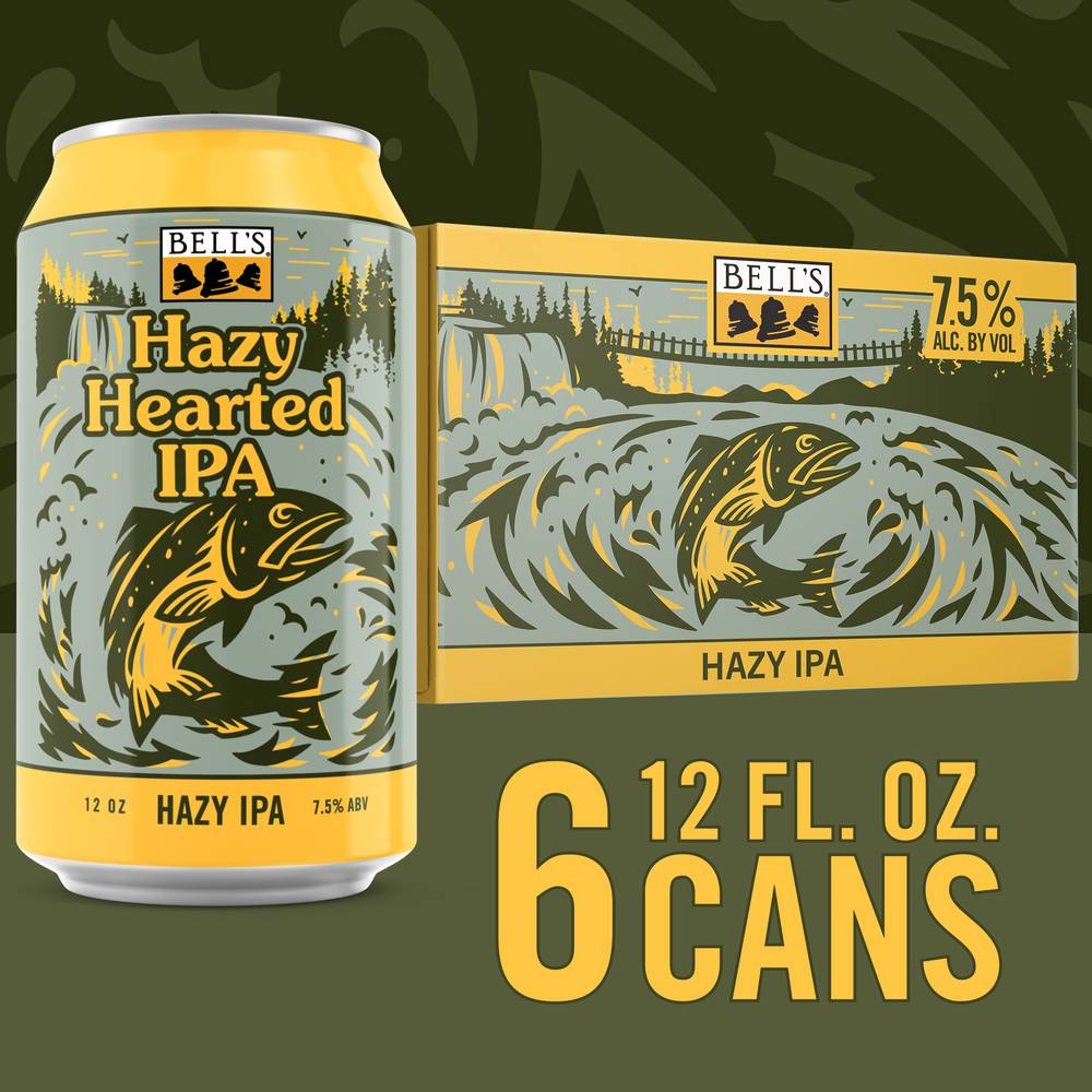 Bell's Brewery Hazy Hearted Ale (6 pack, 12 oz)