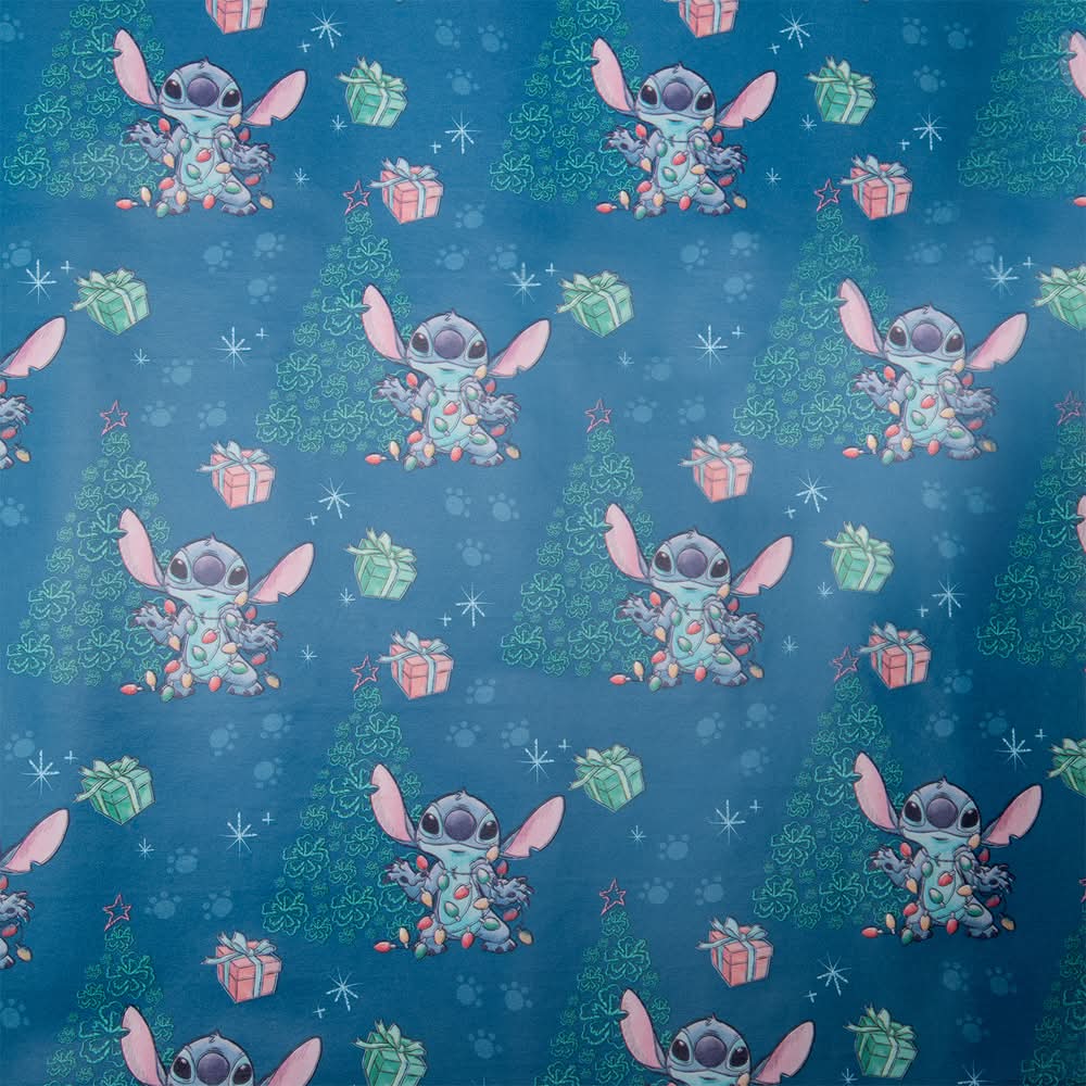 Christmas Licensed Gift Wrap Paper Stitch Lights