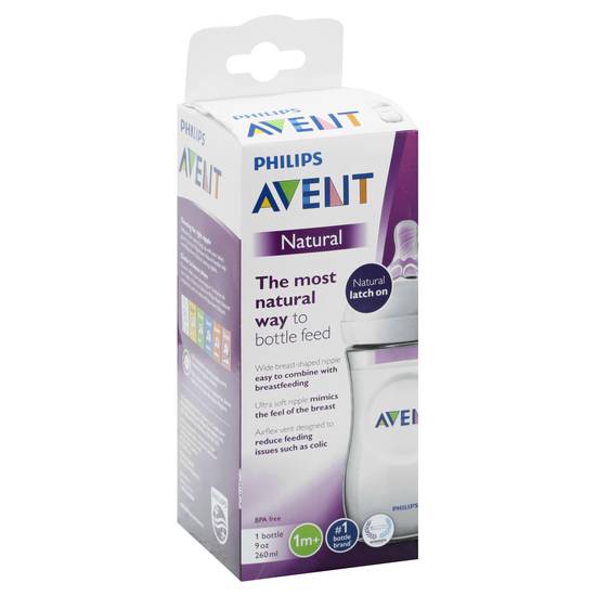 Save on Philips Avent Natural Baby Bottle 9 oz 1m+ Order Online Delivery