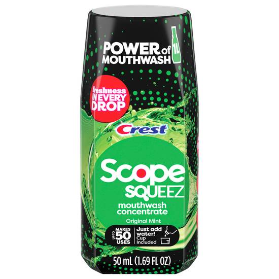 Crest Scope Squeez Concentrate Mouthwash (original mint)