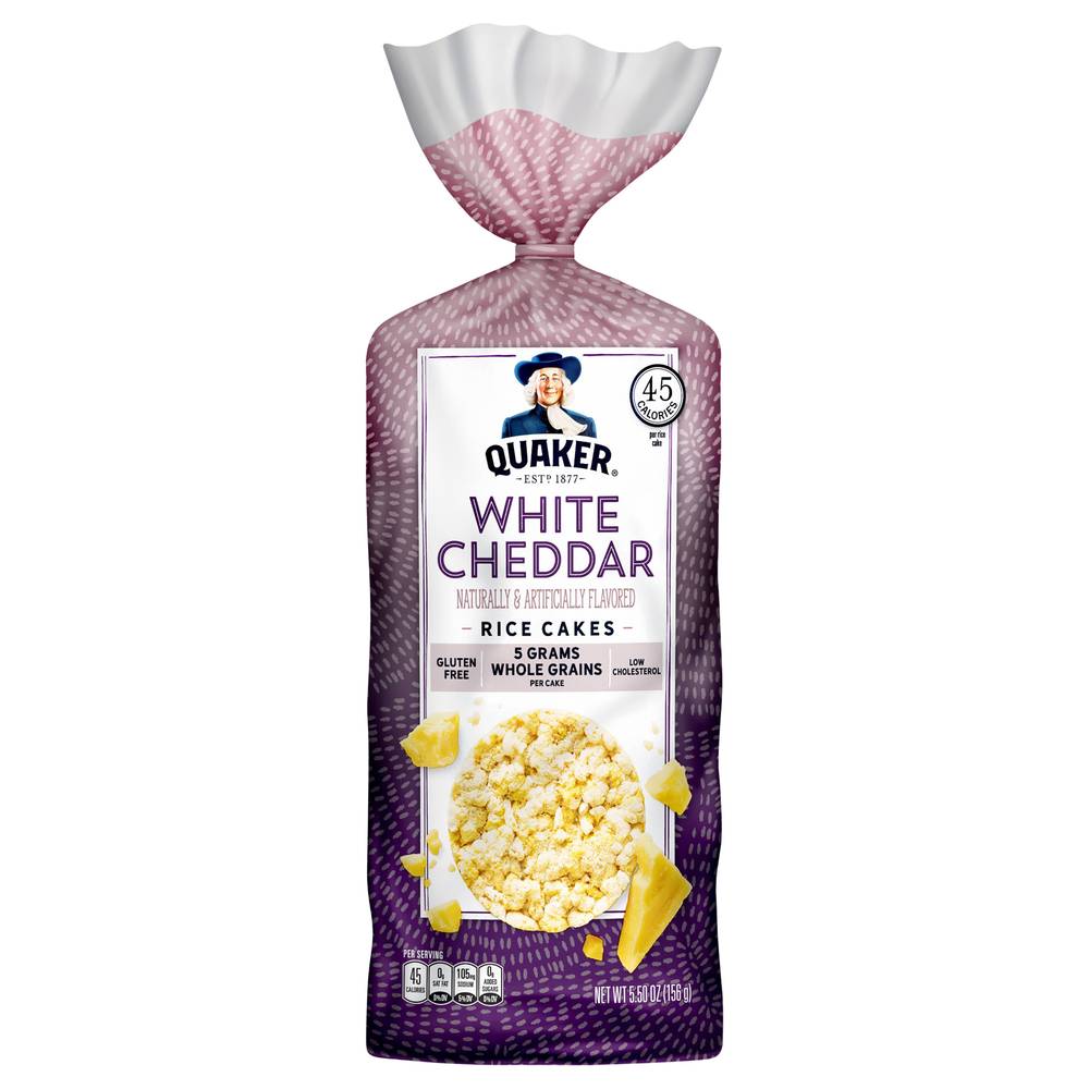 Quaker Rice Cakes (white cheddar)