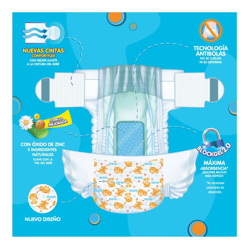 Kimberly Clark · Comodisec pañales desechables, G-Etapa 4 (30 un)