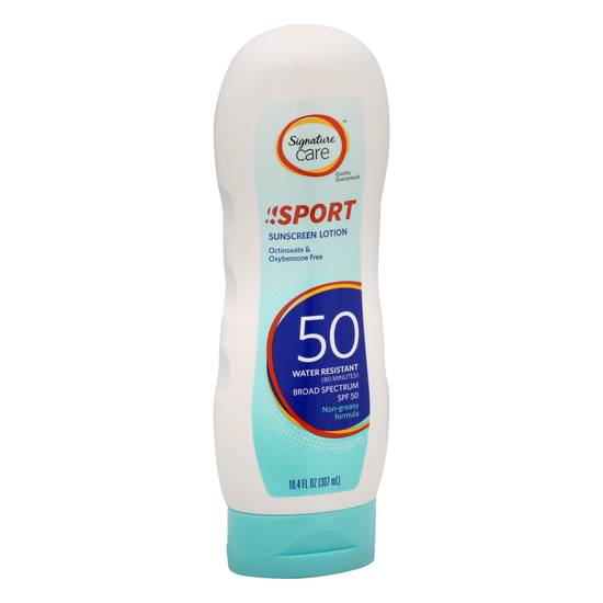 Signature Care Sunscreen Sport Lotion Spf 50 (10.4 oz)