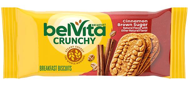belVita Crunchy Breakfast Biscuits Cinnamon Brown Sugar 1.76oz
