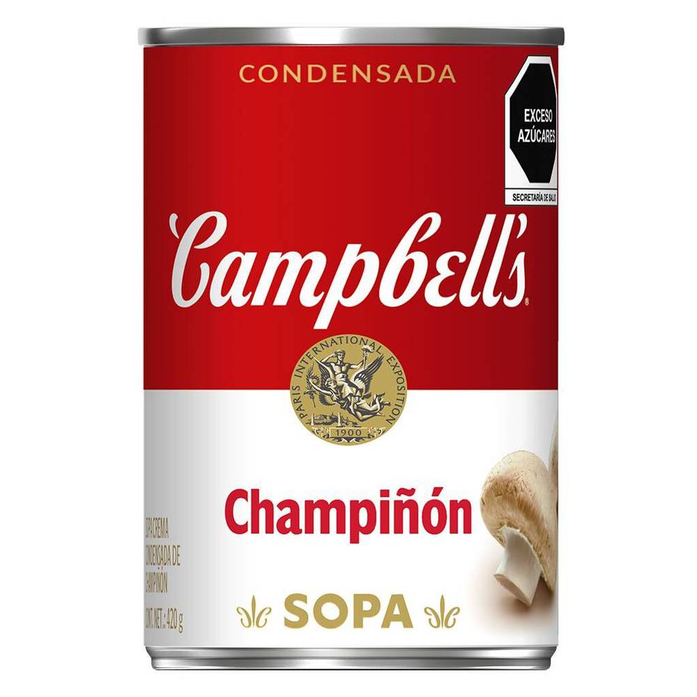 Campbell's crema condensada de champiñones (lata 420 g)