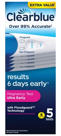 Clearblue Ultra Early Pregnancy Test (5 pack)