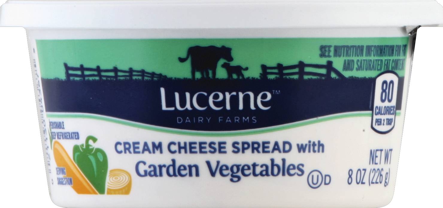 Lucerne Cream Cheese Spread With Garden Vegetables (8 oz)