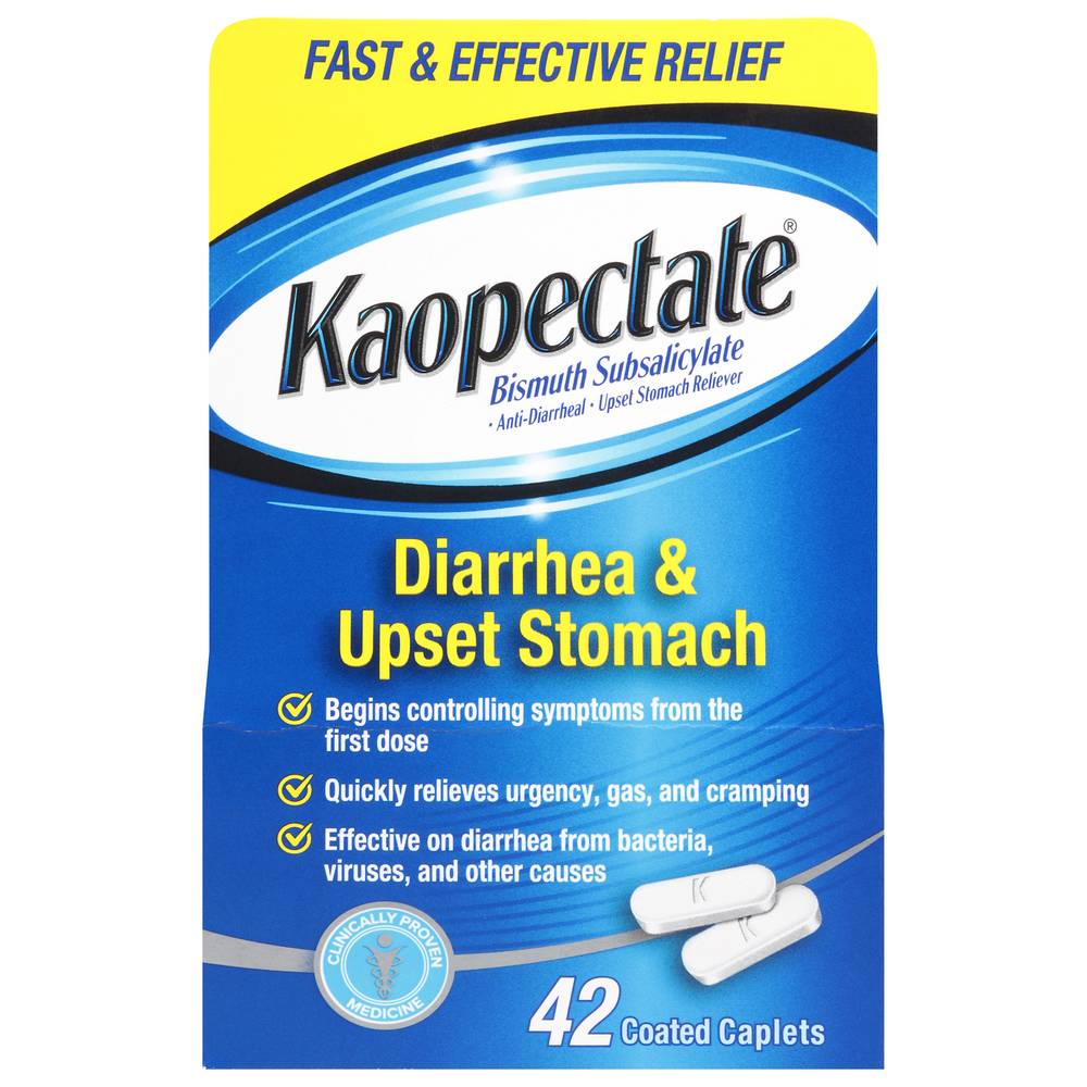 Kaopectate Coated Caplets Diarrhea & Upset Stomach (3.2 oz)