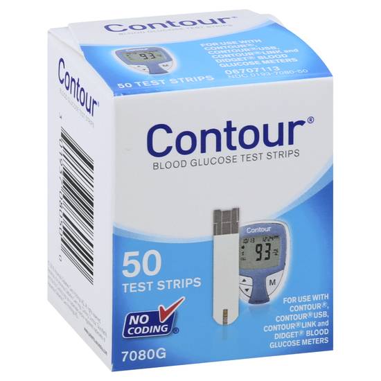 Contour Blood Glucose Test Strips (50 ct)