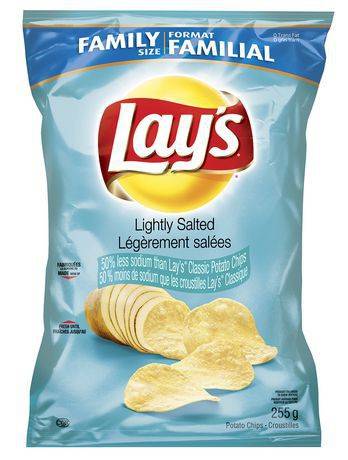Lay's Lightly Salted Potato Chips (255 g)