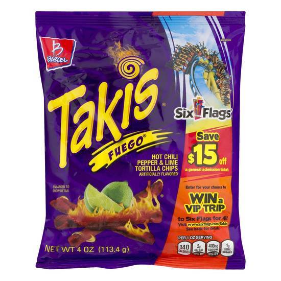 Takis Fuego Chips (4 oz)