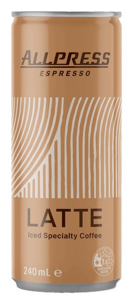 Allpress Espresso Iced Coffee Latte 240mL