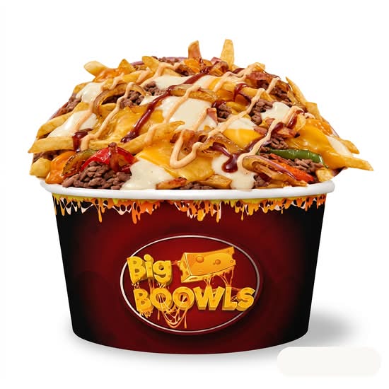 Menu oriental beef bowl