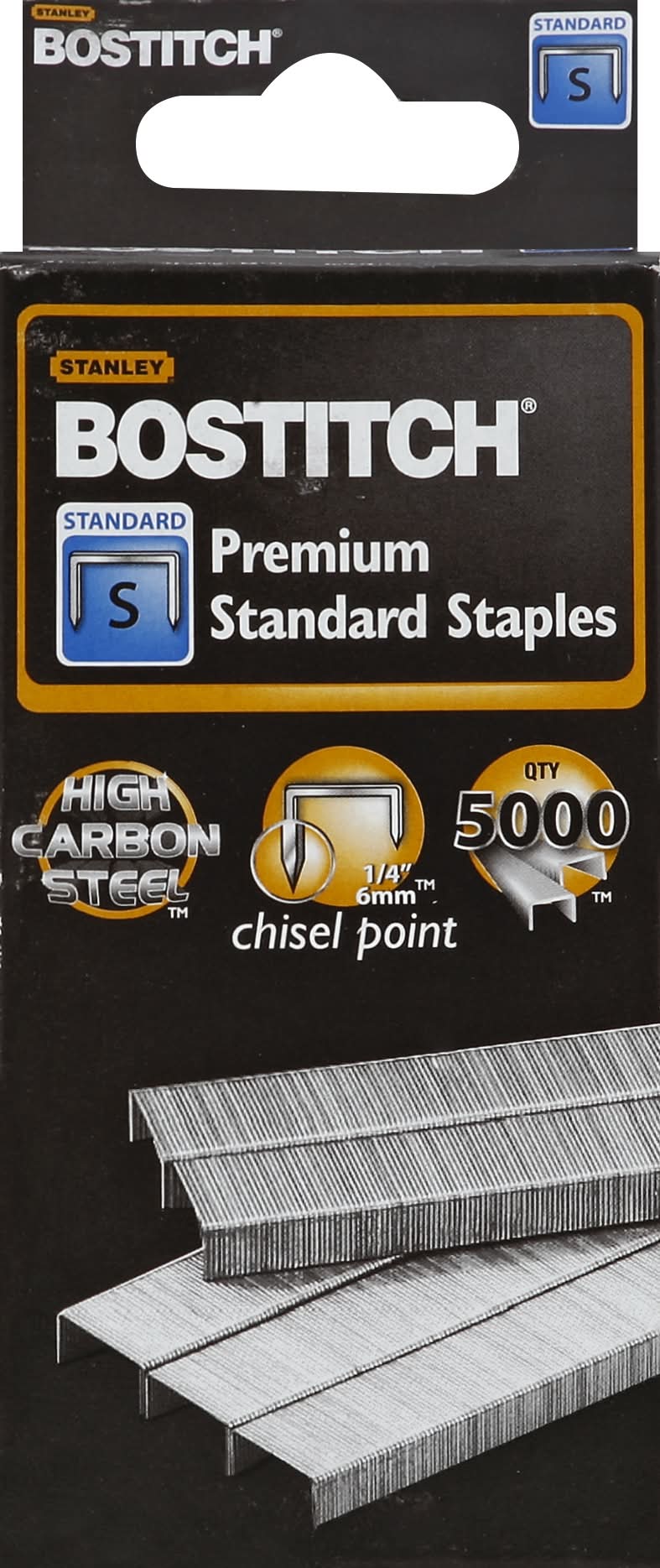 Bostitch Premium Standard Chisel Point 1/4 Inch (5.01 lbs)