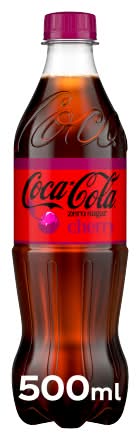 Coca-Cola Cherry, Zero Sugar Flavored Soda (500ml)