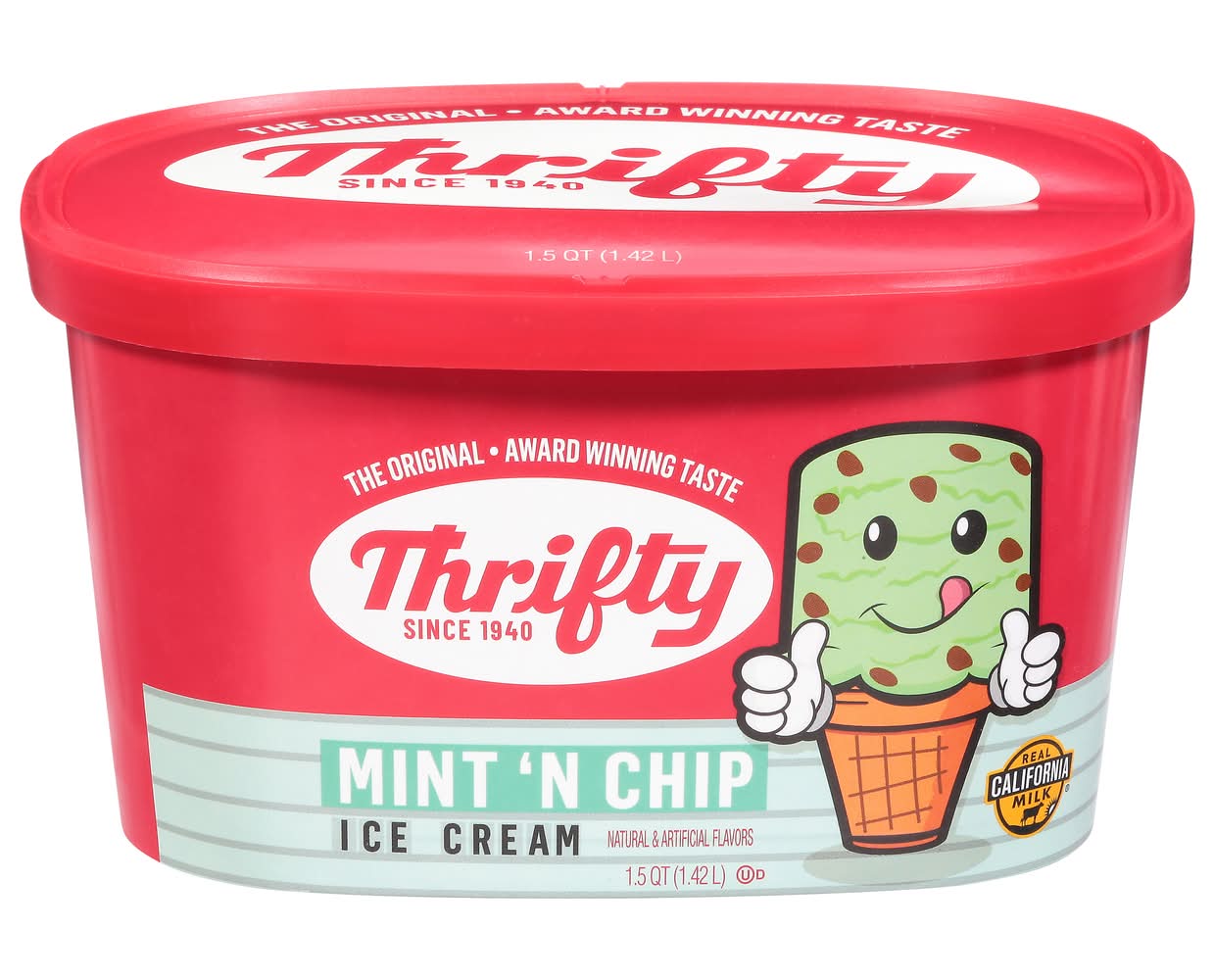 Thrifty Ice Cream, Mint 'N Chip (48 fl oz)