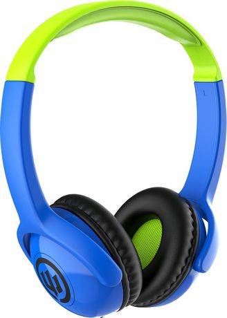 Wicked Audio Tricky Tike Kid Safe Wireless Headphones (Color: Hero Blue)
