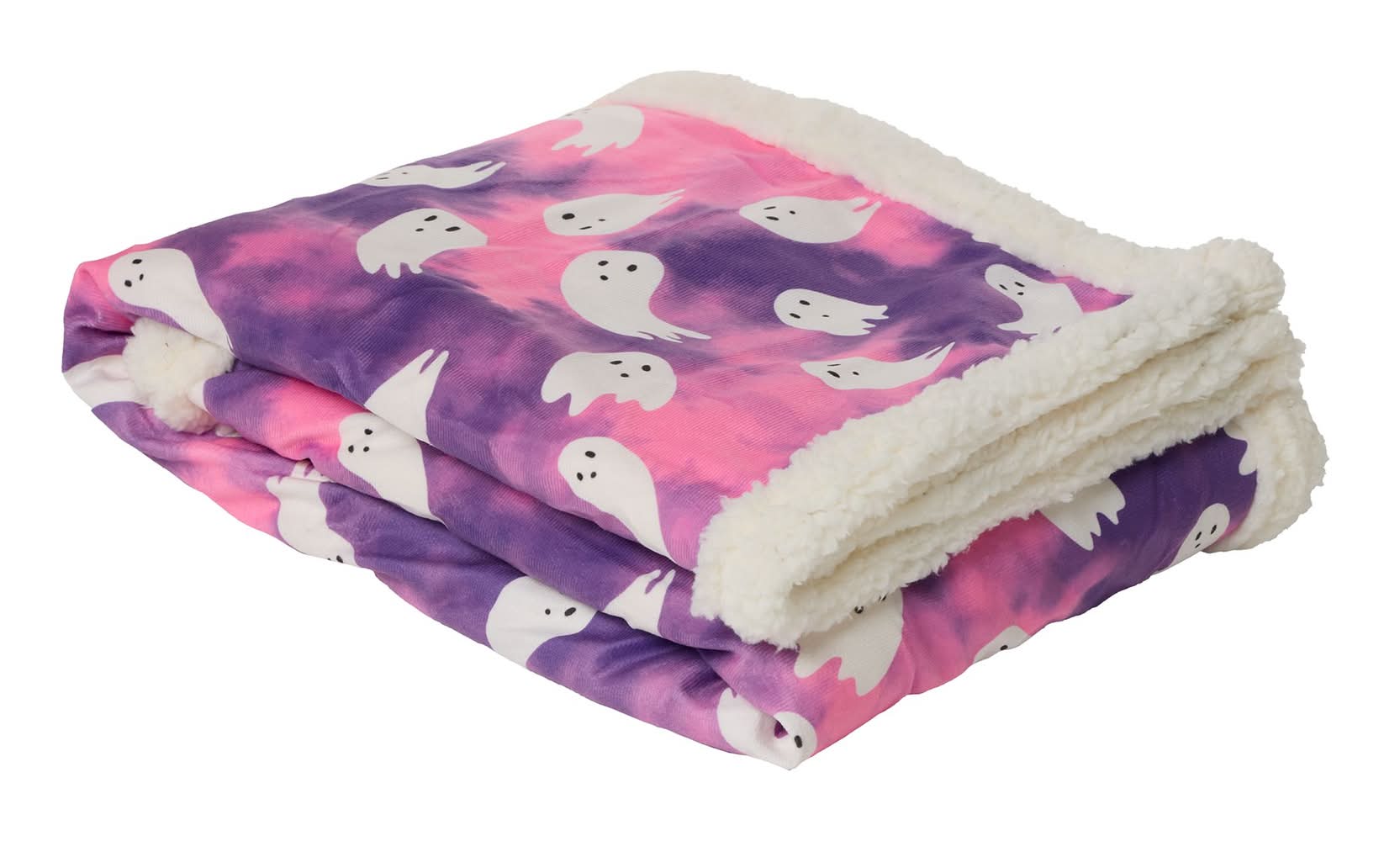 Thrills & Chills® Halloween Ghost Pet Blanket (Color: Multi Color)