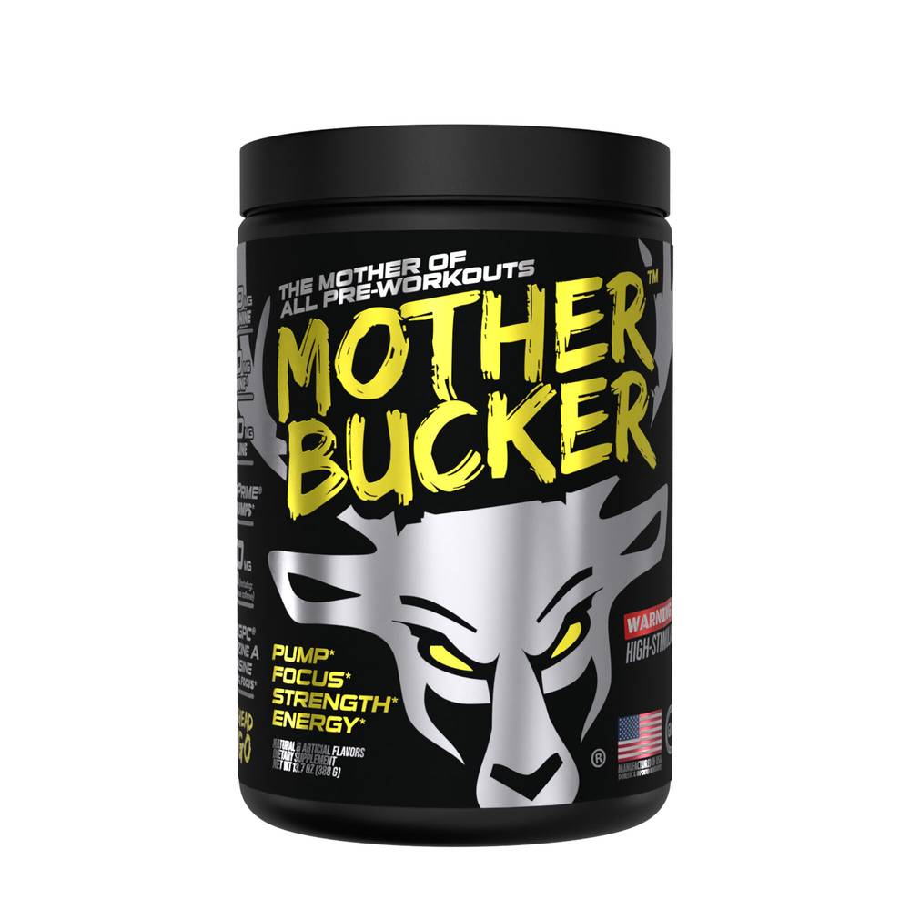 Bucked Up Nootropic Pre-Workout Musclehead Mango (13.7 oz)