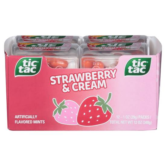 Tic Tac Strawberries & Cream