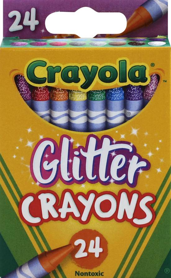 Crayola Glitter Crayons (24 ct)