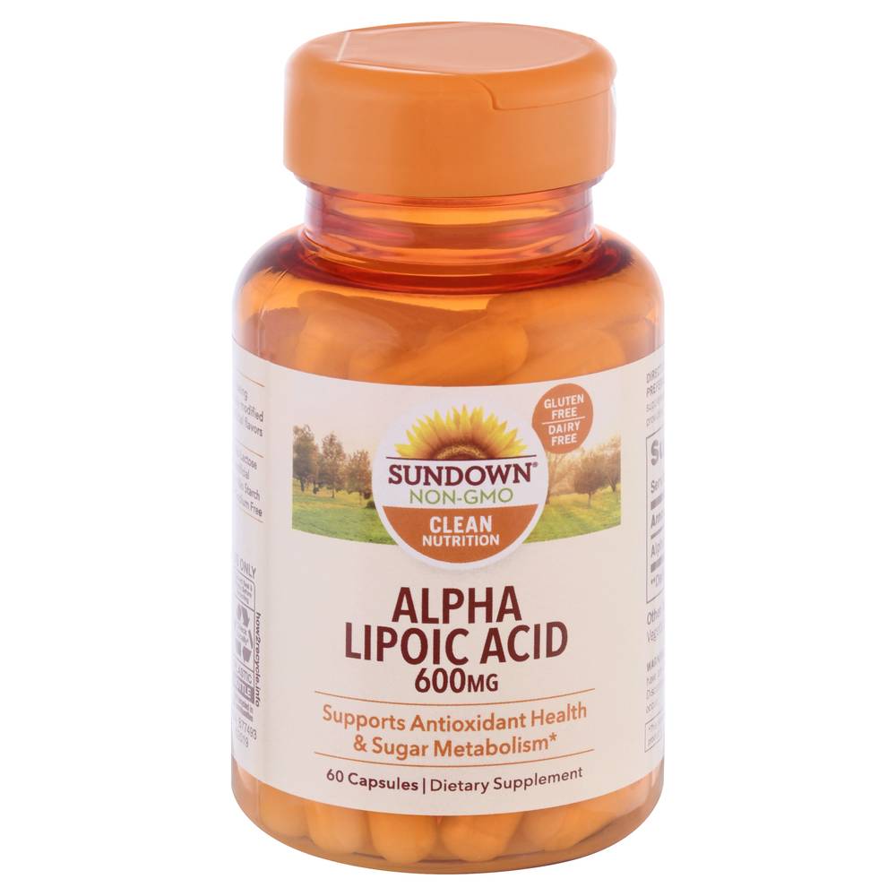 Sundown Naturals Super Alpha Lipoic Acid 600 mg